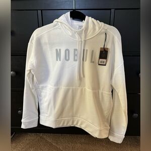 No Bull Fitness White Hoodie Sweater